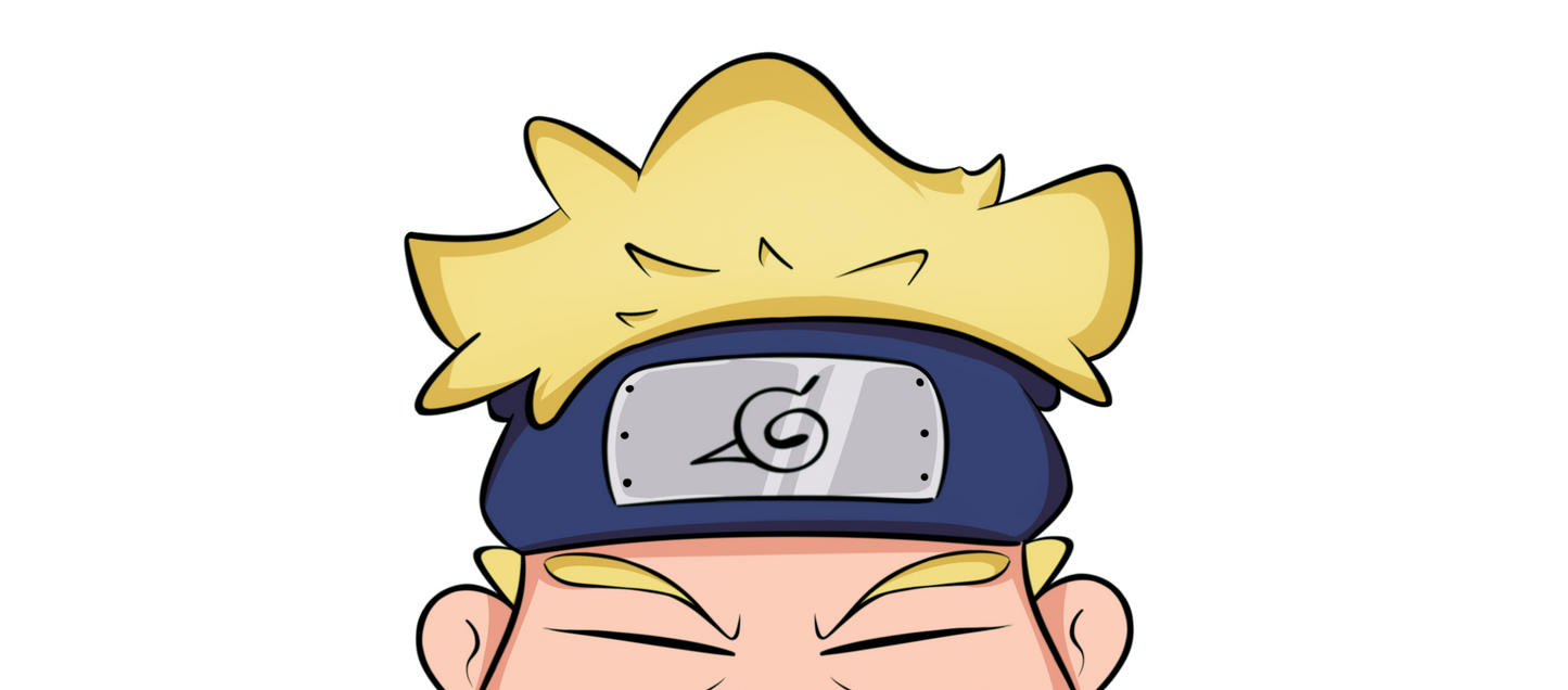Naruto Peeker Decal