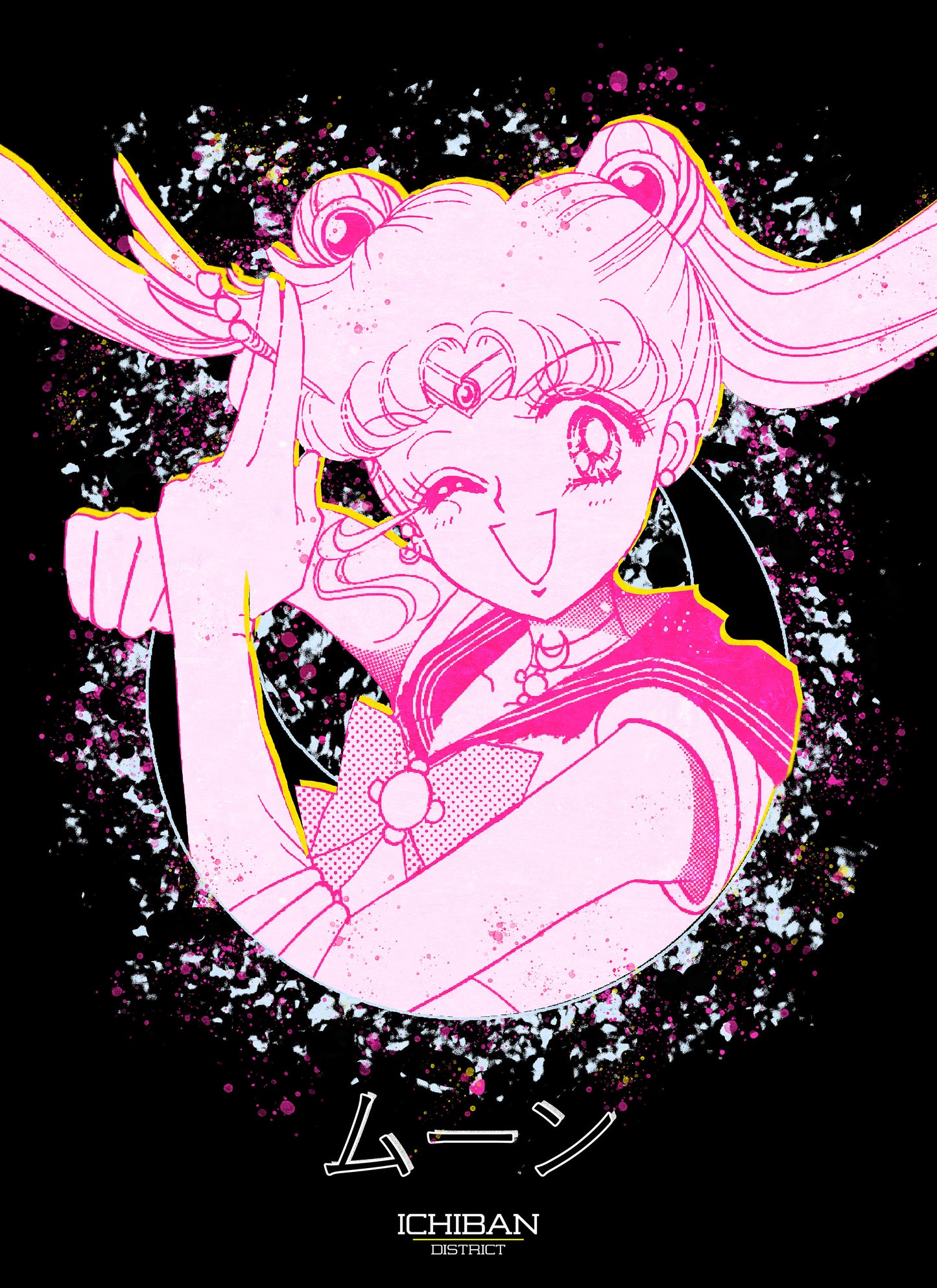 Sailor Moon T-Shirt - Graffiti Collection