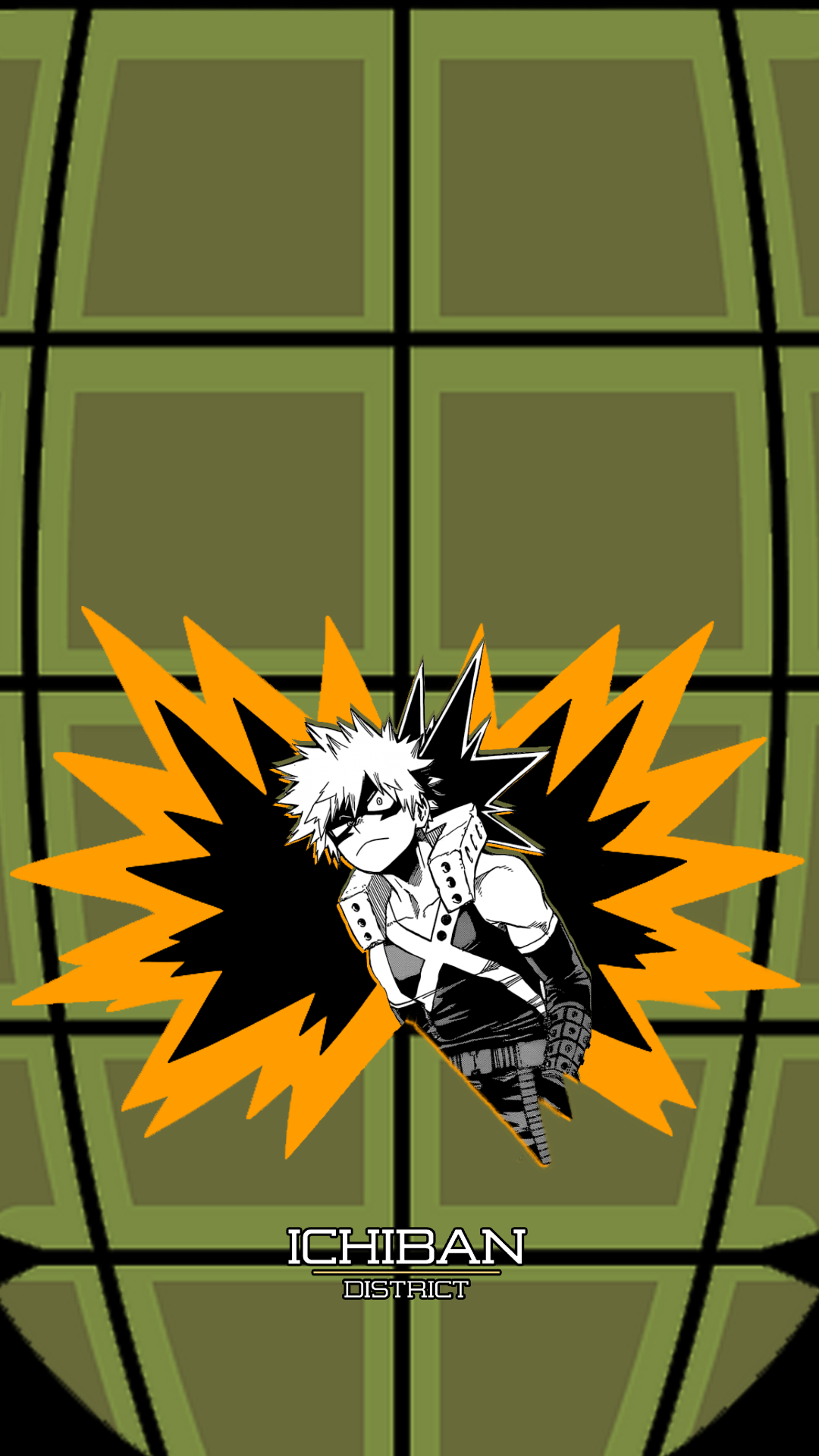 Bakugo Phone Wallpaper