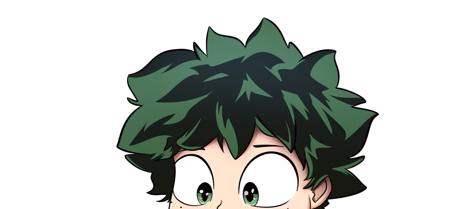 Deku Peeker Decal