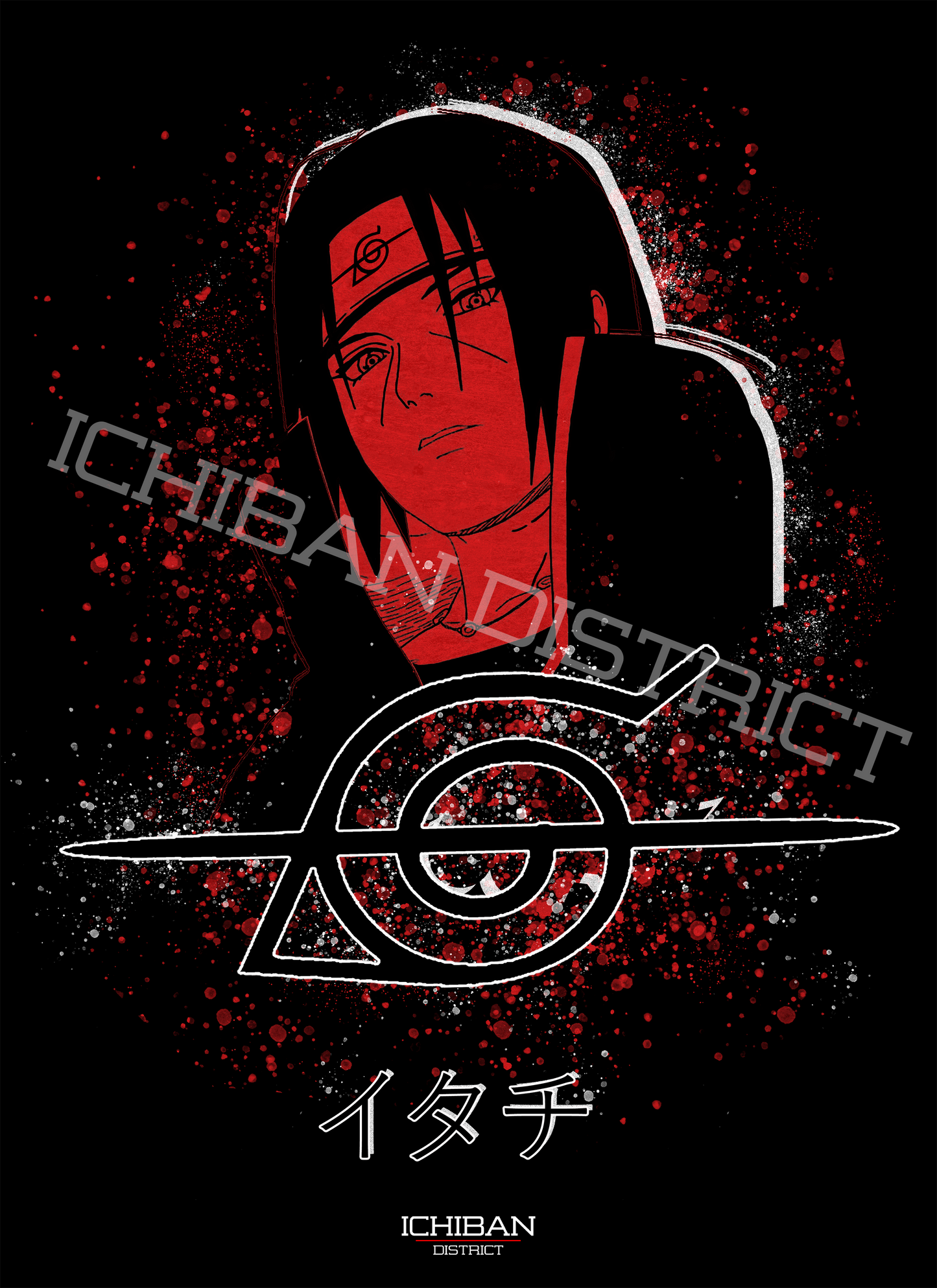 Itachi T-Shirt - Graffiti Collection