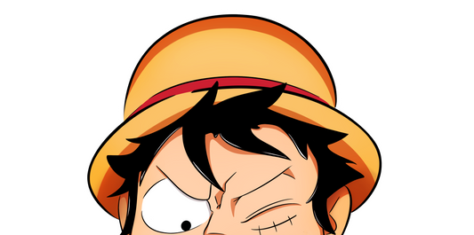 Luffy Peeker Decal